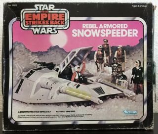 Vintage Star Wars Kenner ESB Snowspeeder W/ Box & Instructions 2