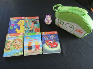 Leap Frog Tag Junior Reader With 5 Books And Carrying Case Reading System