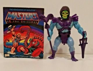 Vintage Mattel He - Man Masters Of The Universe Motu Skeletor Half Boot Version