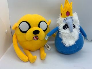 Adventure Time Plush Set Of 2 Jake The Dog And The Ice King 2016 Cartoon Network