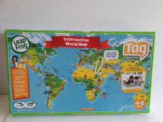 Leap Frog Interactive World Map,  Tag Reading System