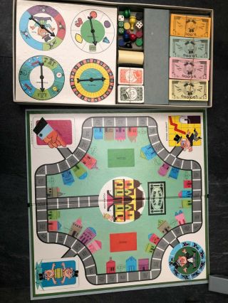 Vintage 1965 Go For Broke Board Game - Selchow And Righter