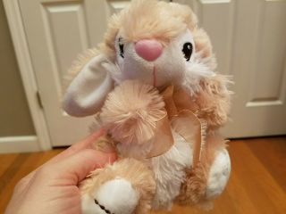 dan dee bunny rabbit brown tan mini small plush fuzzy floppy ears 2