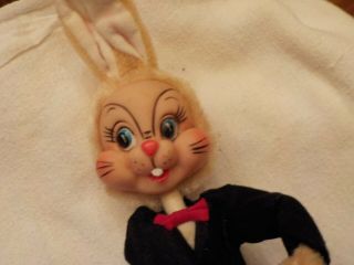 VINTAGE RUBBER FACED RABBIT MADE IN JAPAN 2