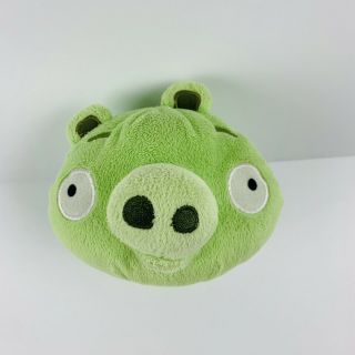 Angry Birds No Sound Green Pig Plush Stuffed Toy Commonwealth 5”