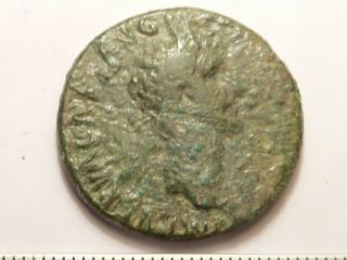 5007 Ancient Roman Nerva Copper As Coin - 1st Century Ad