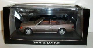 Minichamps 1/43 Scale 430 033532 Mercedes Benz E Class 1994 Cabriolet Rosewood