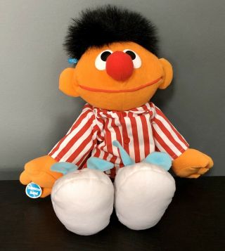 Tyco 1996 Sing and Snore Ernie Talking plush 18 