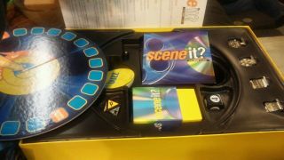 Scene It? The DVD Game by Mattel Games 2003 w/ Real Movie Clips EUC Complete 3