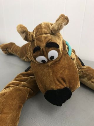 23 " Six Flags Laying Scooby Doo Sd Dog Plush Toy Stuffed Animal Collectible Gift