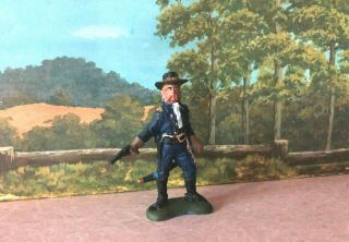 Hand Painted Civil War Toy Soldiers - Union Officer General George A.  Custer