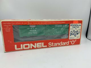 Lionel Train Standard O Nyc P&le Pittsburgh Lake Erie Railroad Box Car 6 - 9826