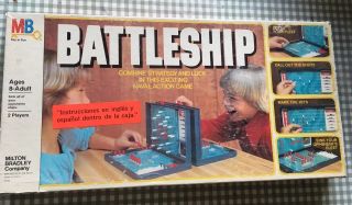 Vintage Battleship Board Game 4730 Complete Mb 1978 Classic Naval Navy Ship