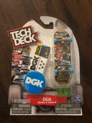 2018 Tech Deck Mini Skateboard Fingerboard Dgk Kalis Series 6
