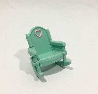 Fisher Price Dollhouse Rocking Chair Vintage Loving Family Baby Nursery Chair