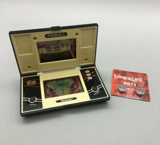 Vintage Nintendo Pinball Handheld Multi - Screen Game & Watch 1983 Model Pb - 59 H16