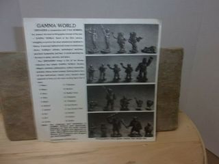 Grenadier Gamma World No Number; Early Paper Insert Only No Minis