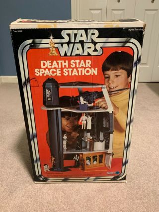 Vintage 1978 Star Wars Death Star Space Station Playset W/ Box (not Complete)