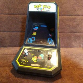 Vintage Pac - Man Table Top Mini Arcade Game By Midway Coleco 1981