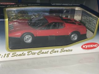 Kyosho 1/18 Scale Diecast - Ferrari 512bb Red