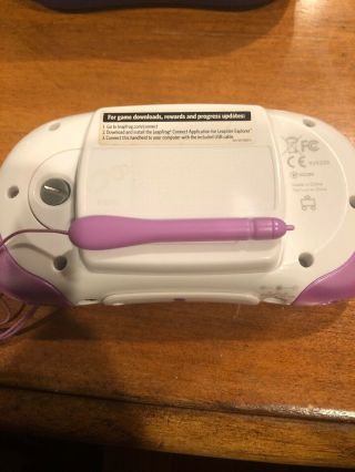 LeapFrog LEAPSTER GS Explorer System Handheld with Case And 6 Games Purple 3