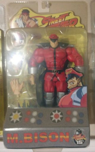 Street Fighter Sota Toys Capcom Round Player 1 Red M.  Bison Figure