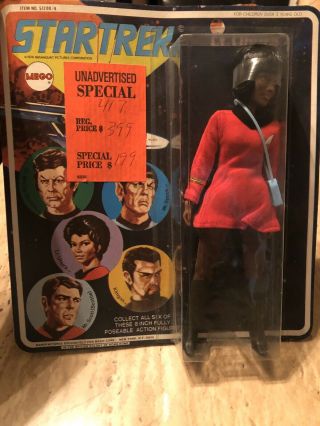 Vintage Star Trek Lt Uhura Action Figure Doll Mego Nib