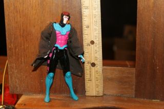 Vintage 1991 Marvel The Uncanny X - Men Gambit Power Kick Action Figure Toy Biz