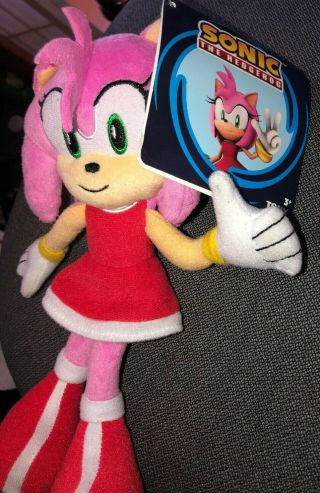 Sonic The Hedgehog Amy Plush 9” Pink