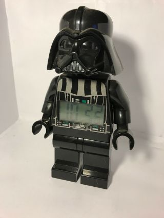 Lego Star Wars 9 " Darth Vader Digital Back Lit Alarm Clock