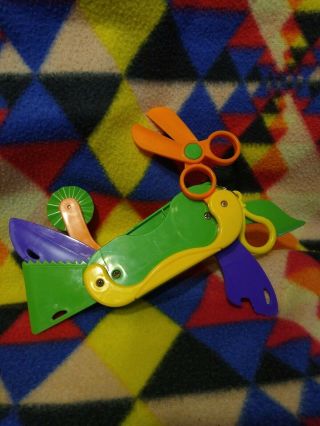 Play Doh Swiss Army Knife/kids Craft Cutting Tool/playdoh Scissors Belt Clip/