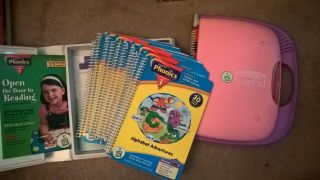 Leappad Phonics Program 10 Lesson Box Set,  Pre - K To 2nd Grade W/ Leap Pad (pink)