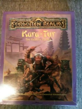 Kara Tur Eastern Realms Campaign Set Dungeons And Dragons Forgotten Realms 1st E