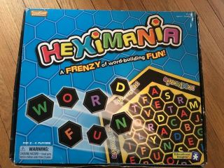 Heximania Letter Tile Word Game Educational Insight 2006 Brain Building Spelling