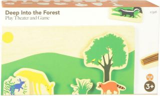 Kid - O Deep Into The Forest Scenery Puzzle Seasons Animals Wood Toy 3,