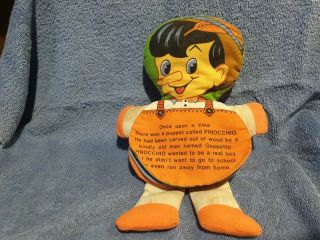 Vintage 1979 Dan Dee Pinocchio And Snow White Cloth Doll