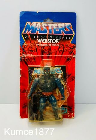 Motu,  Webstor,  Masters Of The Universe,  Moc,  Carded,  Figure,  He Man