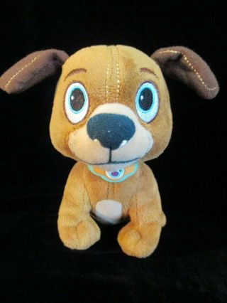 Disney Doc Mcstuffins Findo Brown Dog Puppy Plush Stuffed Animal Just Play 6 "