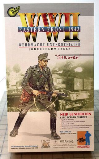 Dragon Models Ltd.  Wwii 1/6 Scale,  Steiner,  Eastern Front 1943,  Iron Cross 70051