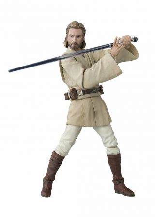 Bandai Sh Figuarts Star Wars Obi - Wan Kenobi (attack Of The Clones) Approx 150 Mm