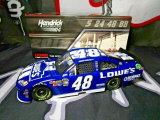 2012 Jimmie Johnson 1/24 Autographed Signed 48 Lowe 