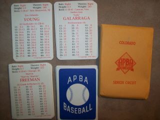 1994 Apba Baseball Cards With Xbs & Master Game Symbols Complete