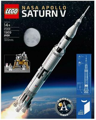 Lego Ideas Nasa Apollo Saturn V 21309 Outer Space Model Rocket Complete