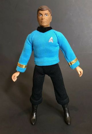 Vintage Mego Star Trek Dr Mccoy Bones 8” Type 1 Action Figure No Accessories
