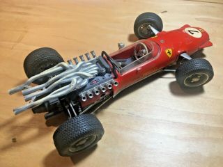 Vintage Schuco 1073 Ferrari Formel 2 Germany Formula 2 Race Car Wind Up Toy