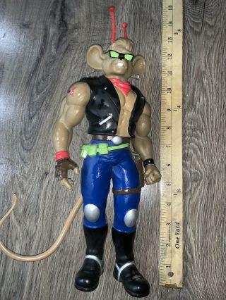 Vintage Biker Mice From Mars Red Vinny Action Figure 1993 Galoob 5.  25” Tall