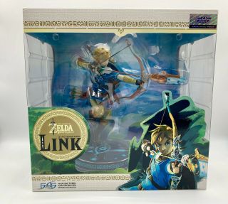 The Legend Of Zelda: Breath Of The Wild First 4 Figures Link 10 " Pvc Statue Nib