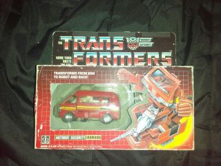 Transformers - Autobot Security Ironhide - 1984 G1