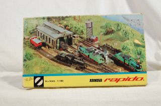 Vintage Arnold Rapido N 1:160 Scale Bausatz Locomotive Shed 0633
