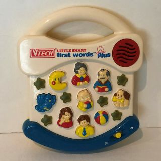 Vtech Little Smart First Words Plus Lights Sound Music Teaches Electronic Toy